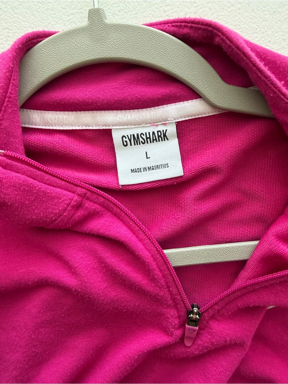 Gymshark Pippa Training Pullover Dragon Pink Quarter Zip Size L - Picture 4 of 7